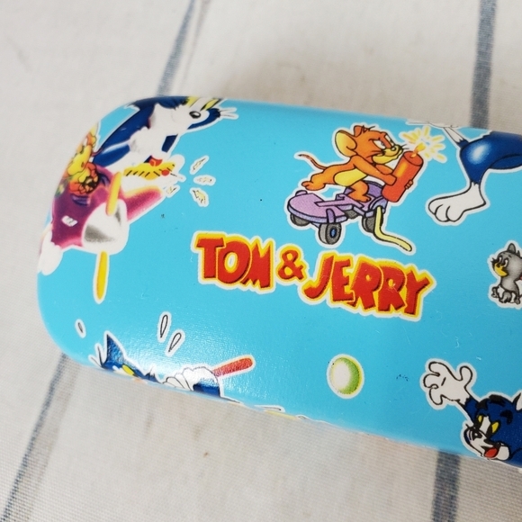 Tom & Jerry Clamshell  Glasses Case Kids Blue - Picture 2 of 10